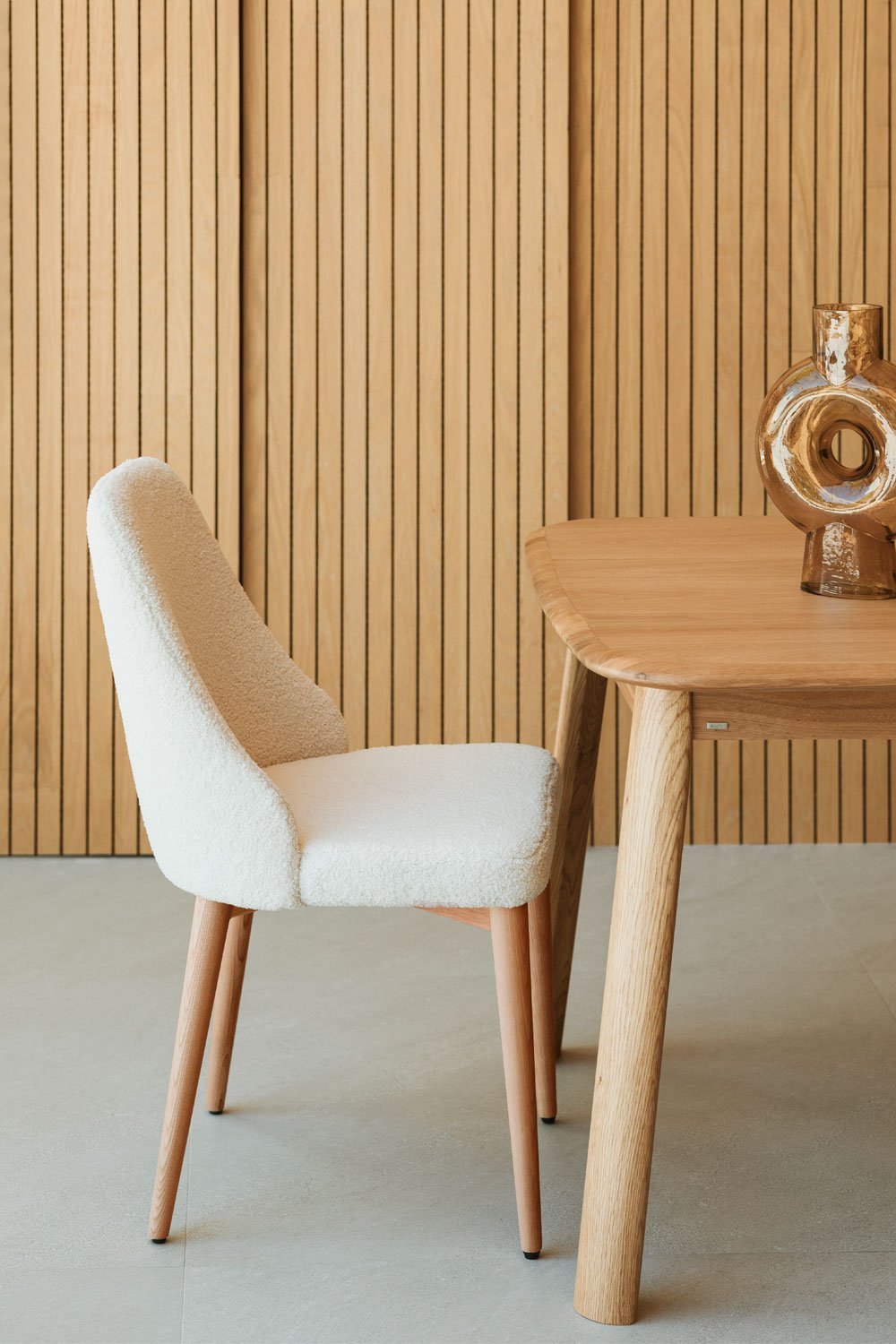 Sedia da pranzo imbottita Leiden, immagine della galleria 1