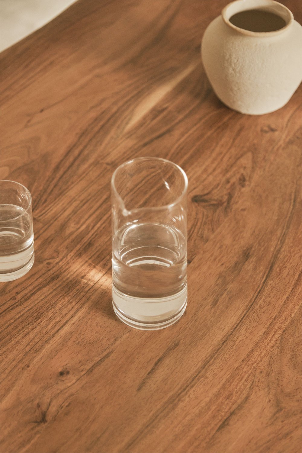 Tavolo da pranzo rettangolare in legno di acacia Sami   , immagine della galleria 2