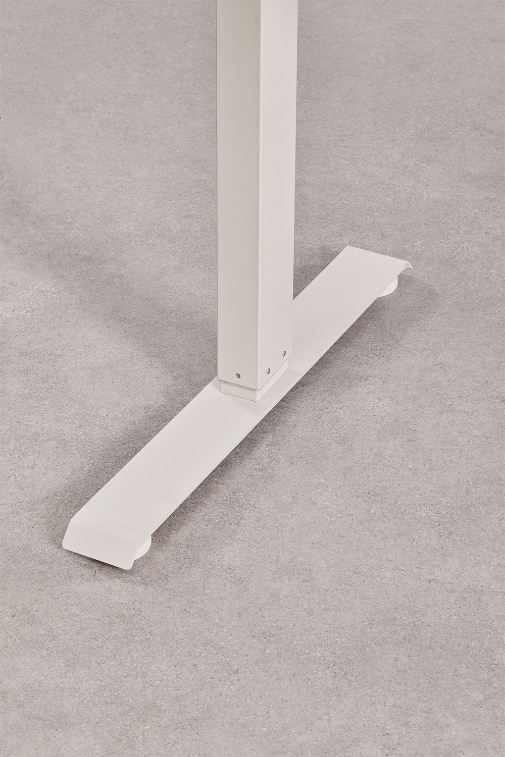 Scrivania elettrica rettangolare Serpi 120x60 cm con funzione memory in legno e ferro, immagine della galleria 8