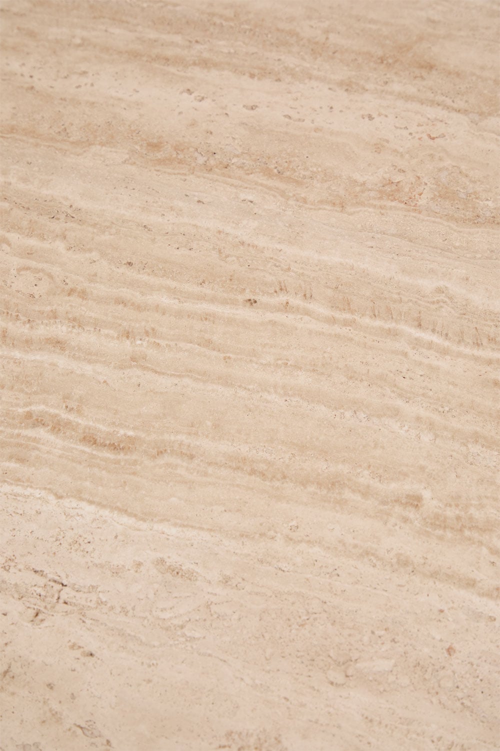 Set di 2 comodini rotondi Ø50 cm in pietra naturale e legno di mango Lavinia, immagine della galleria 7