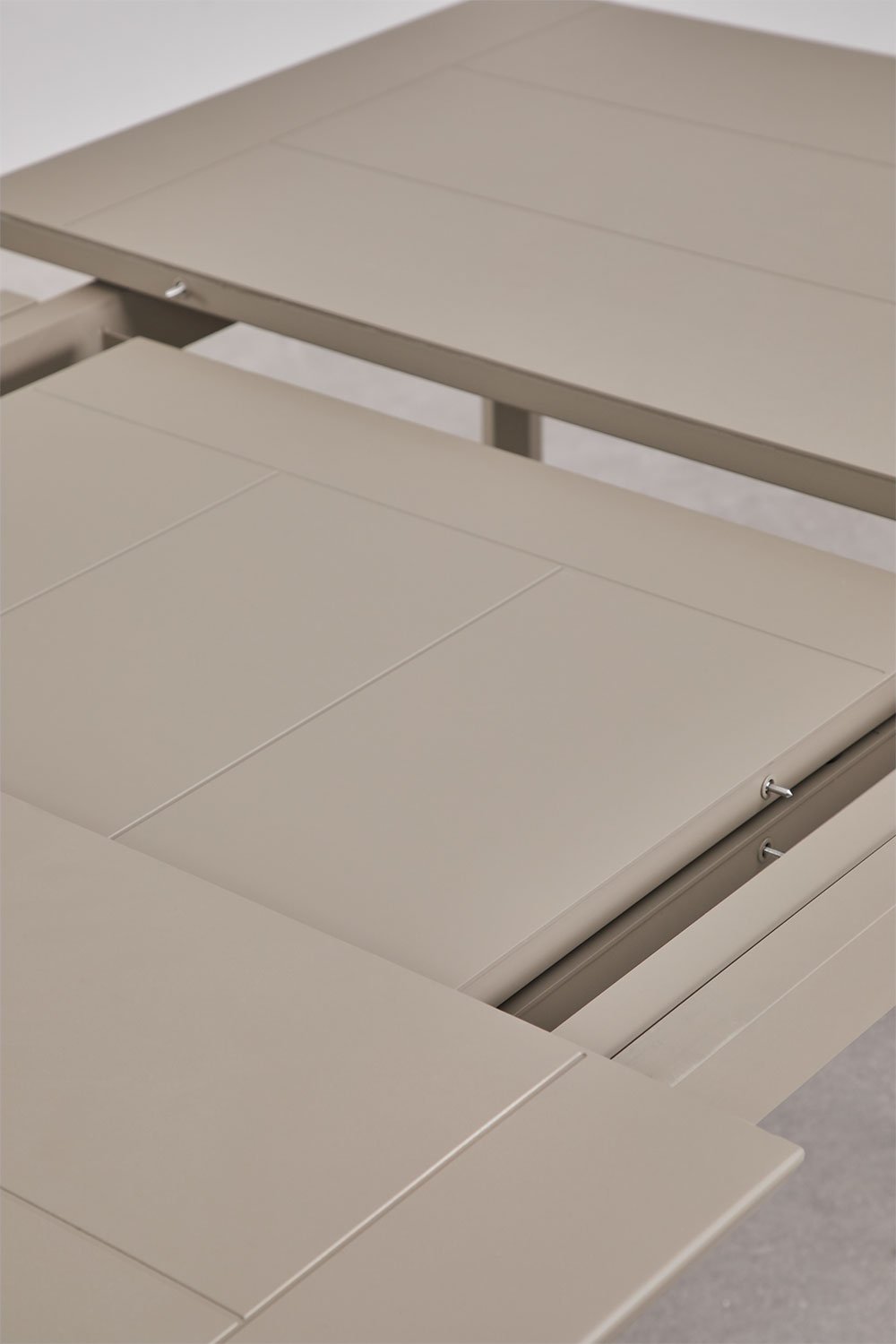 Tavolo da giardino rettangolare 180-300x100 cm allungabile in alluminio Milenca, immagine della galleria 5