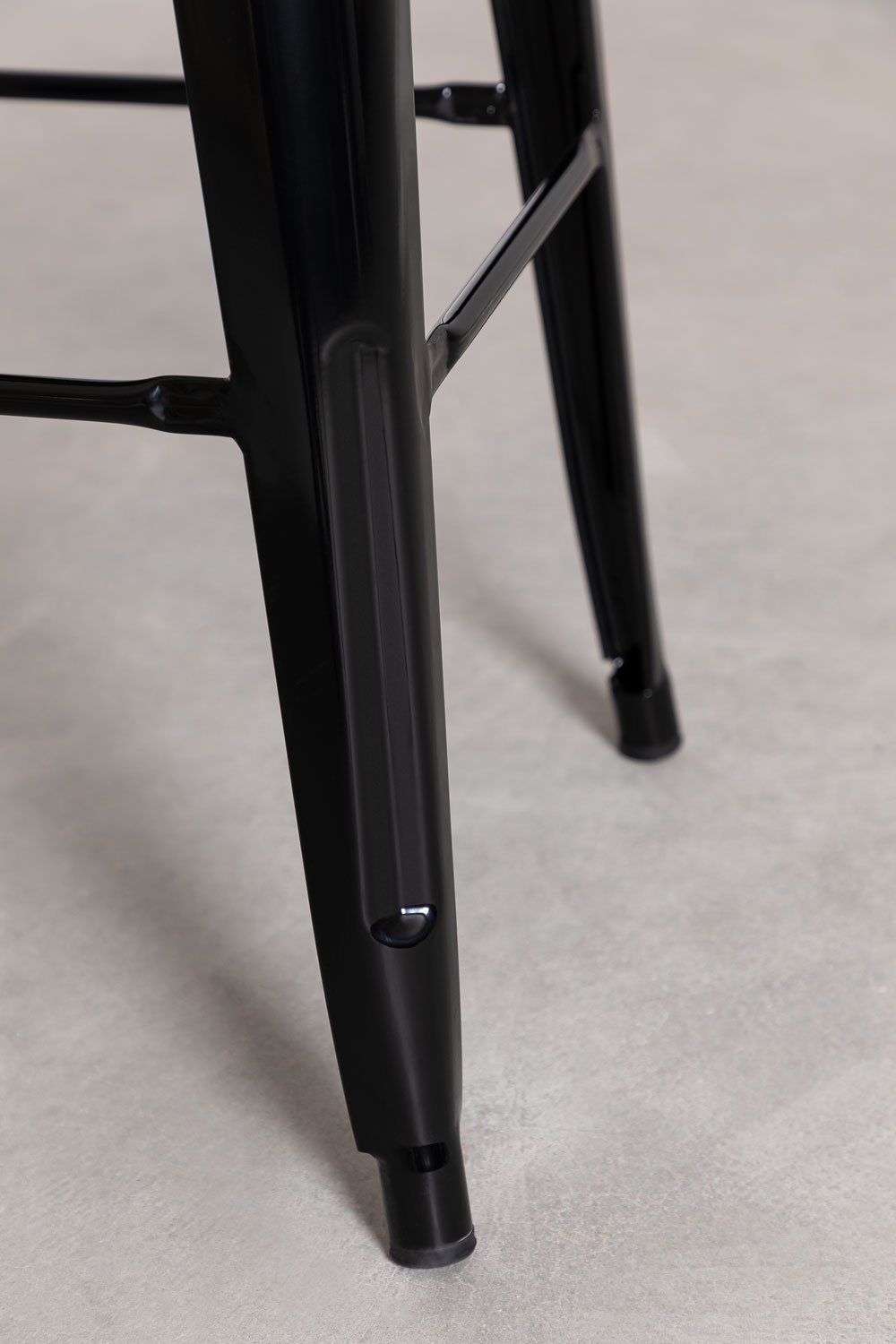 Sgabello alto impilabile in acciaio Lix, immagine della galleria 6