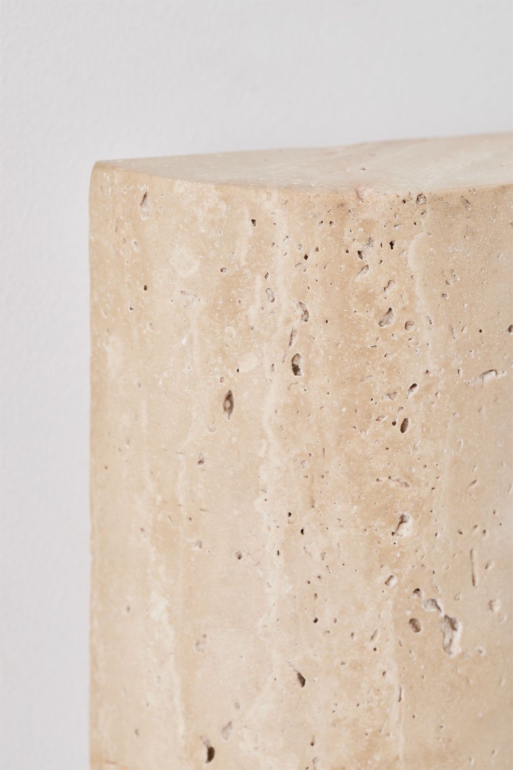Applique da parete LED ↑60 cm in travertino Davise, immagine della galleria 5