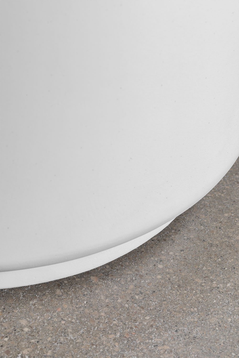 Set di 2 comodini rotondi Ø35 cm in cemento Darwys, immagine della galleria 3