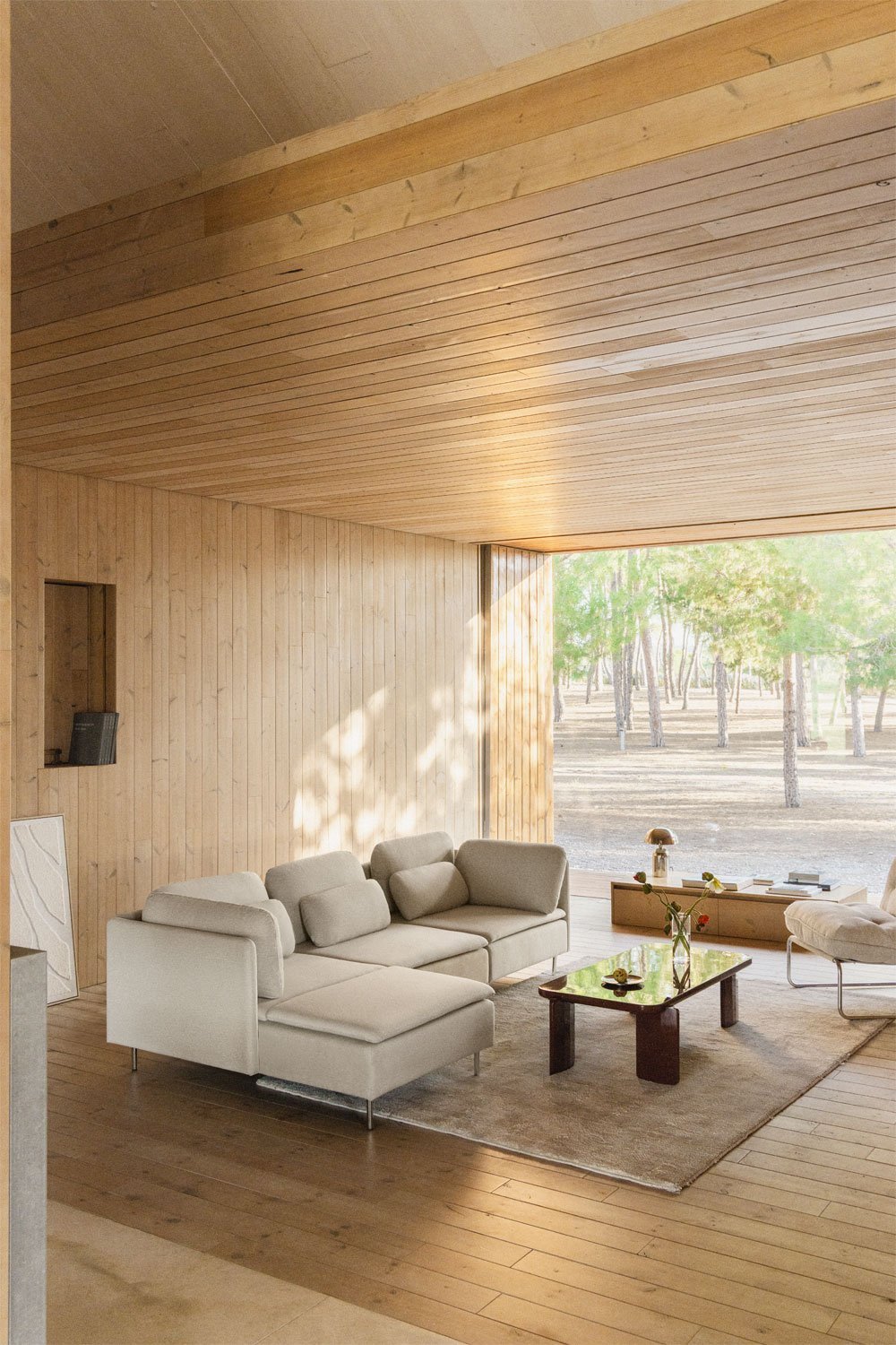 Divano componibile Oriol a 3 pezzi con chaise longue sinistra e modulo angolare, immagine della galleria 1
