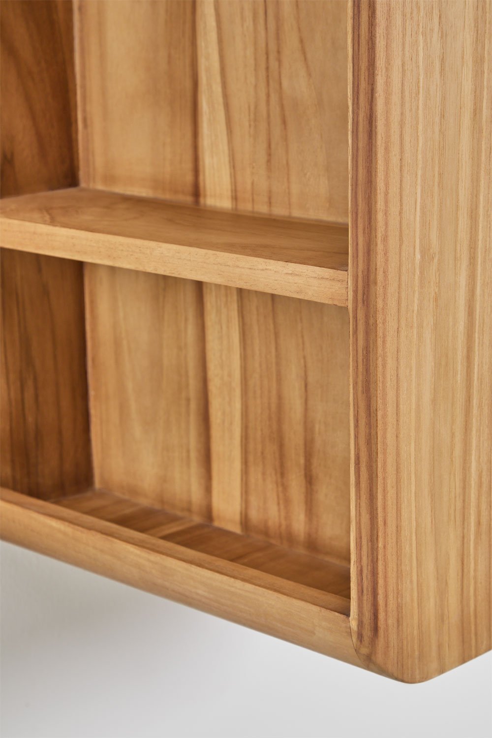 Set di mobili da bagno sospesi in teak Georgy, immagine della galleria 5