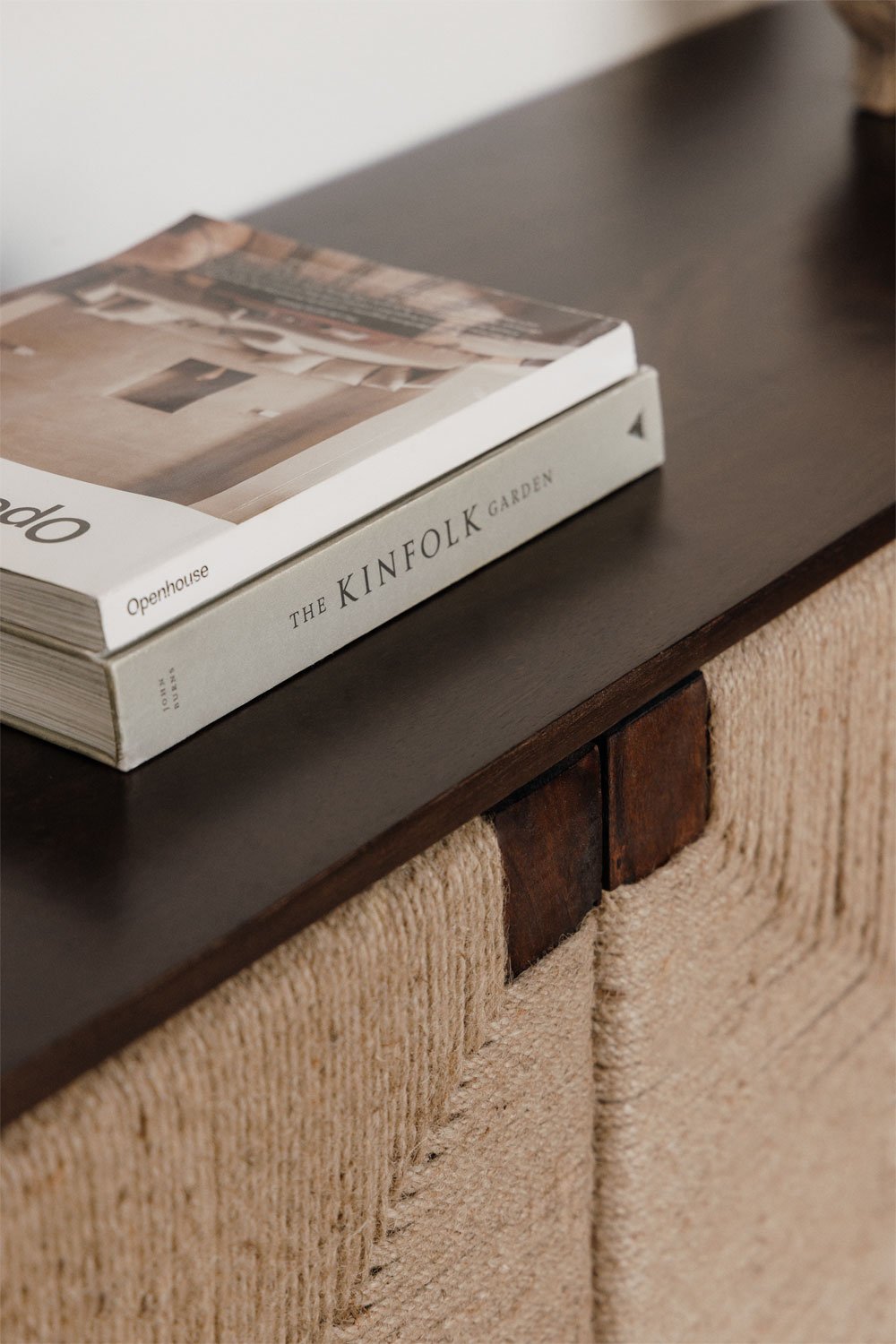 Credenza Evans in legno di mango e iuta          , immagine della galleria 2