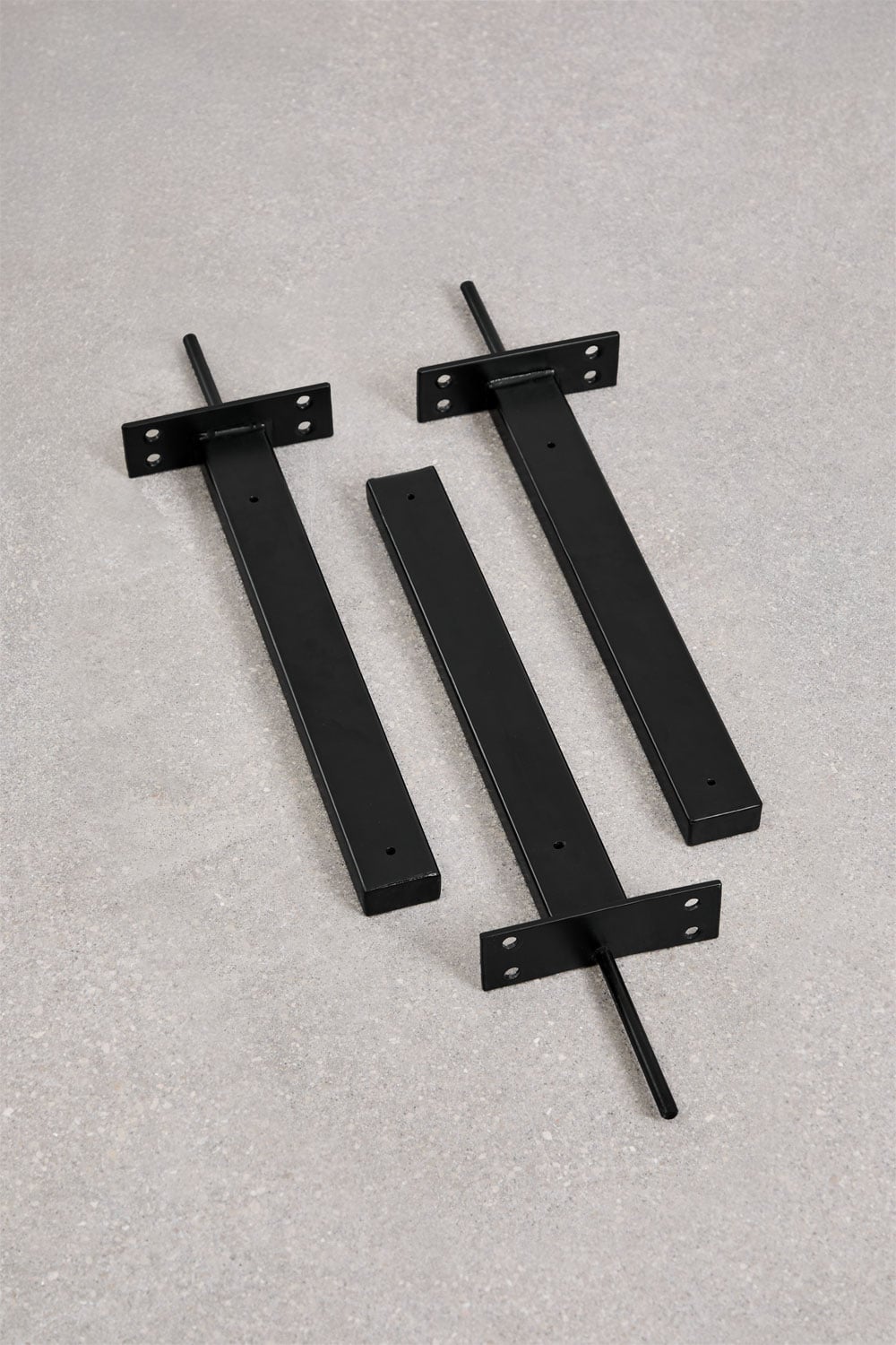 Set di mobili da bagno sospeso 130x45 cm in legno di teak Neill, immagine della galleria 9