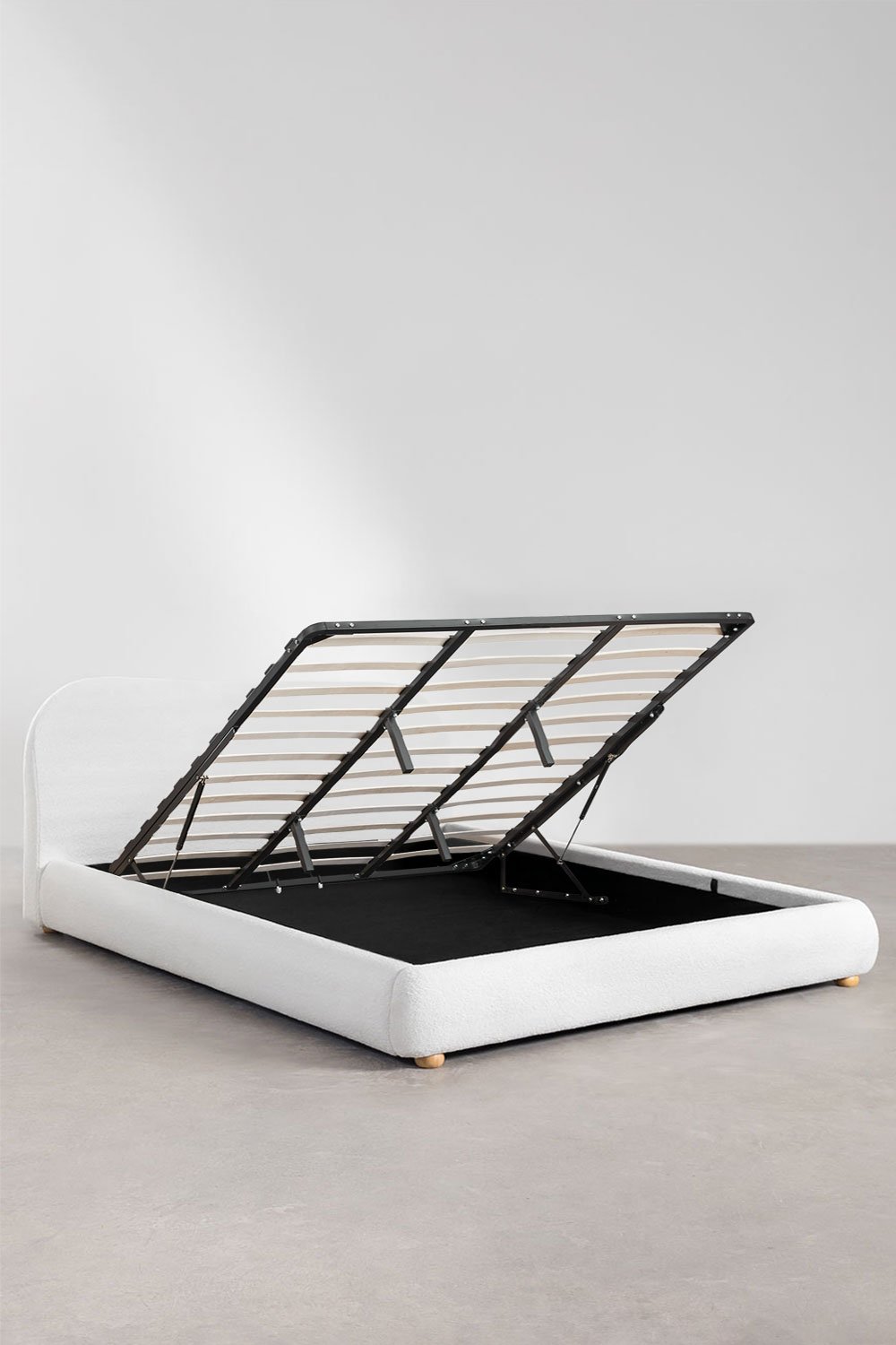 Letto con contenitore imbottito Winselet, immagine della galleria 4