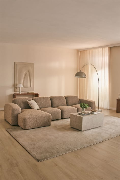 Divano componibile Bastian chaise longue sinistro a 4 pezzi