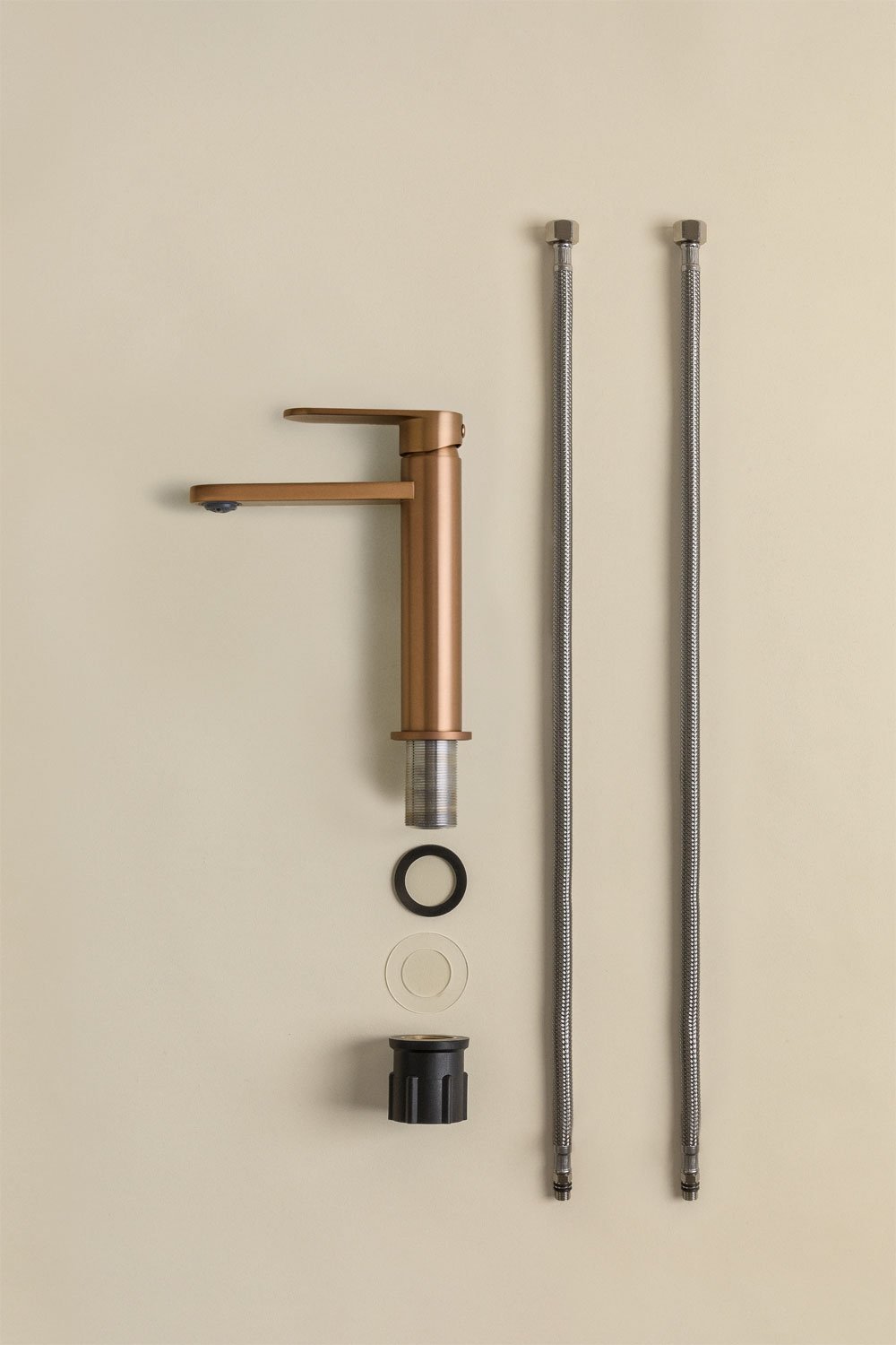 Set Arredo Bagno in Legno Teak con Lavabo Integrato in Cemento Napier , immagine della galleria 8