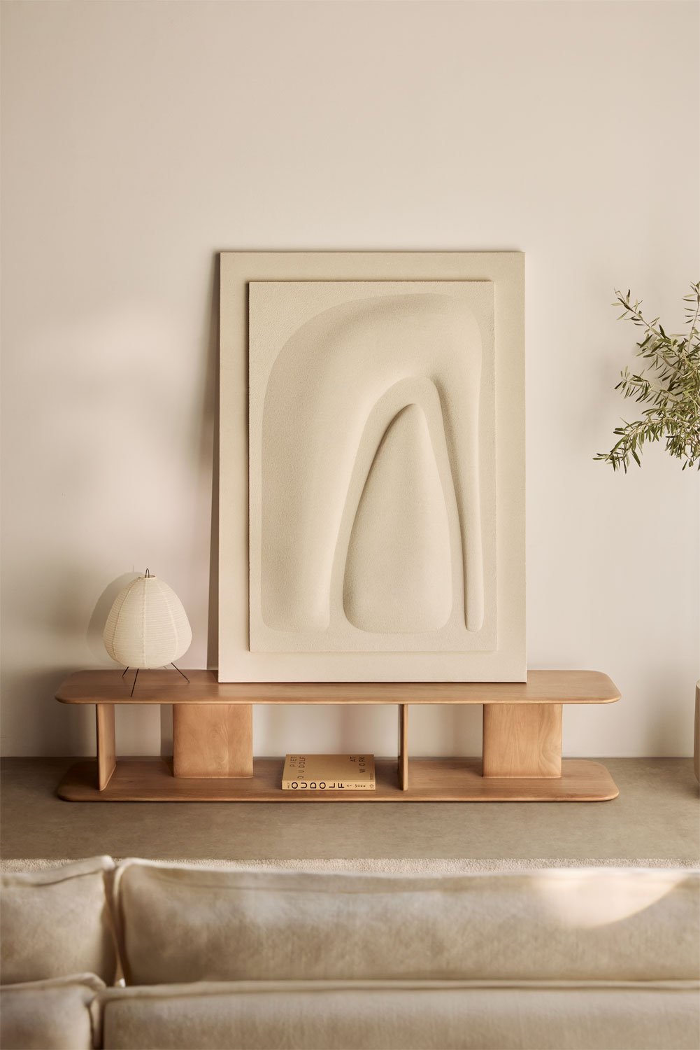 Mobile TV ↔︎180 cm in legno di mango Miller, immagine della galleria 1