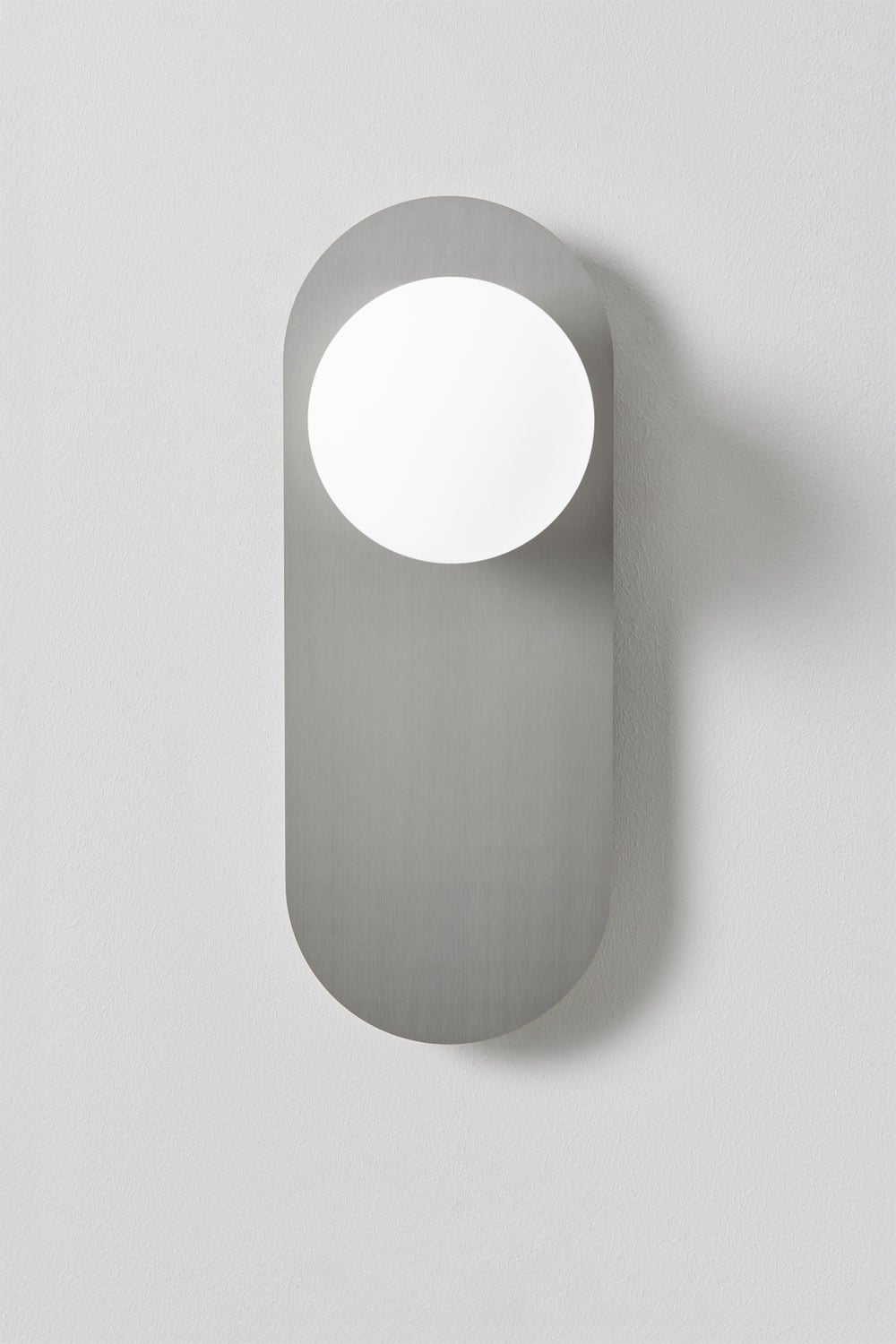 Applique Nacariel in acciaio inox e vetro, immagine della galleria 5