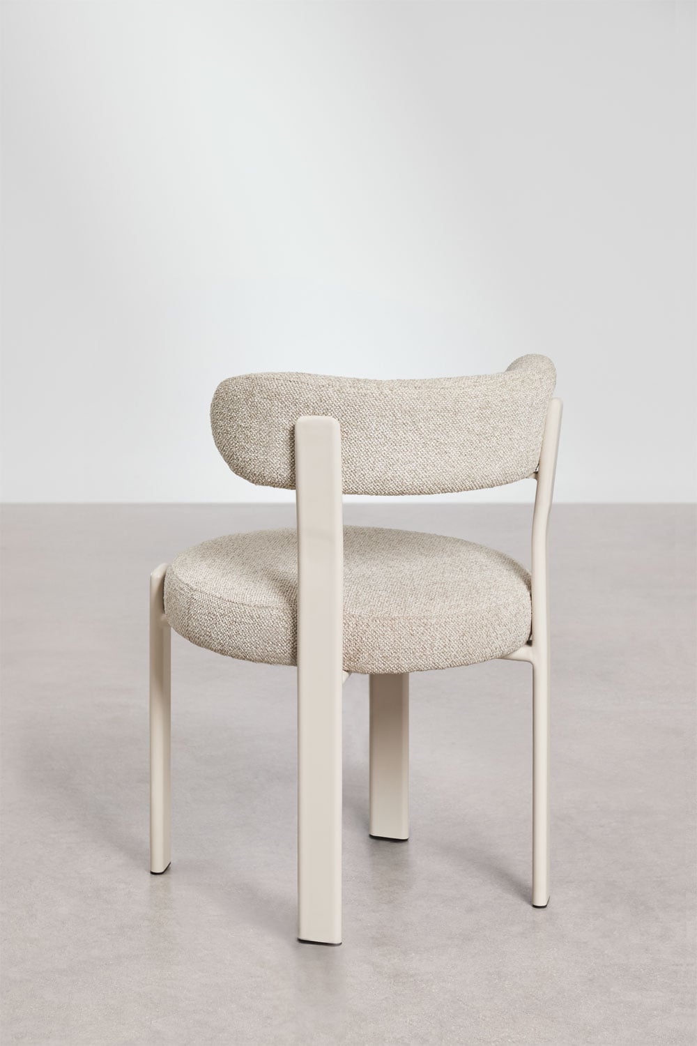 Set di 4 sedie da pranzo imbottite e in ferro Jolie, immagine della galleria 4