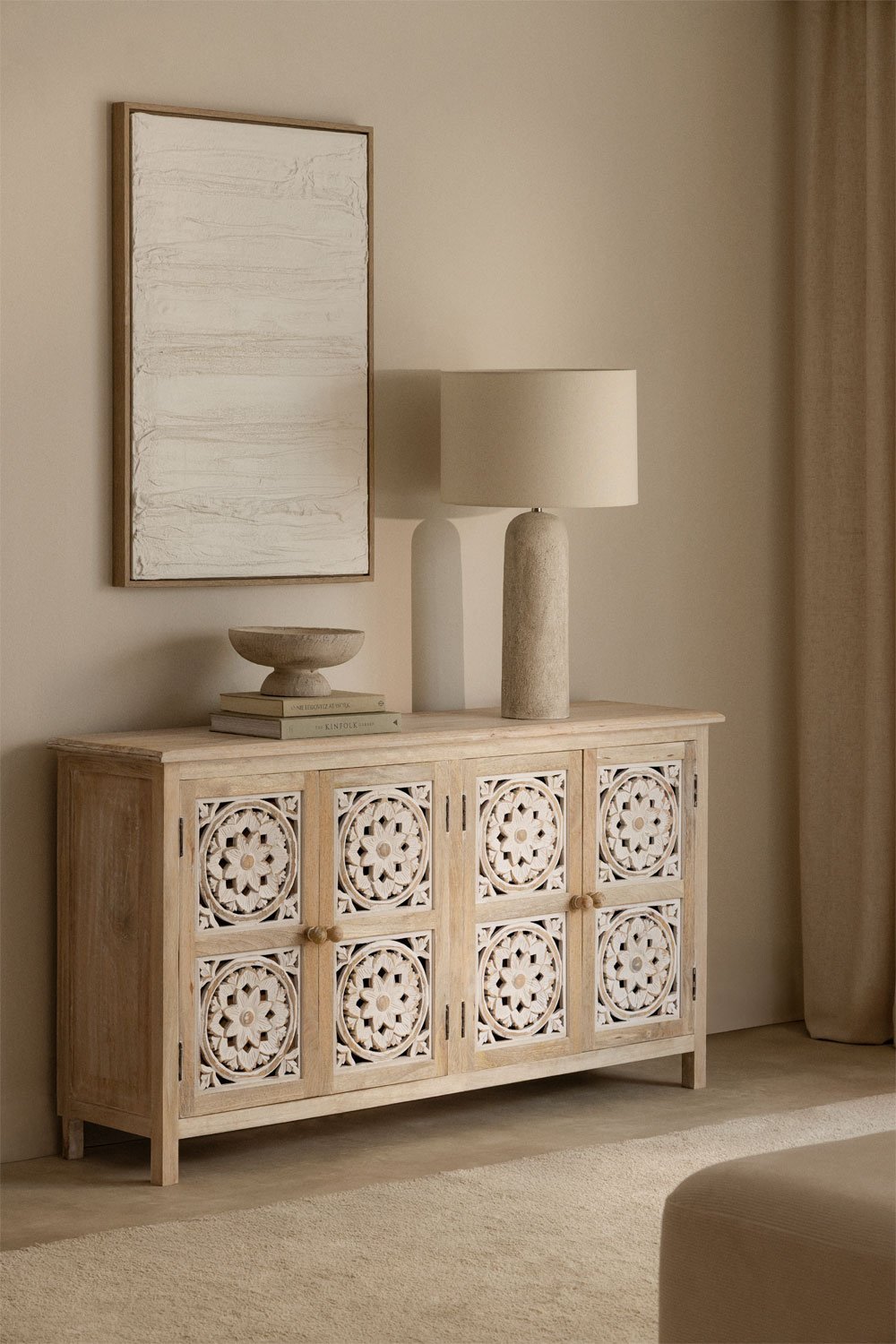 Credenza in legno di mango Ardel, immagine della galleria 1