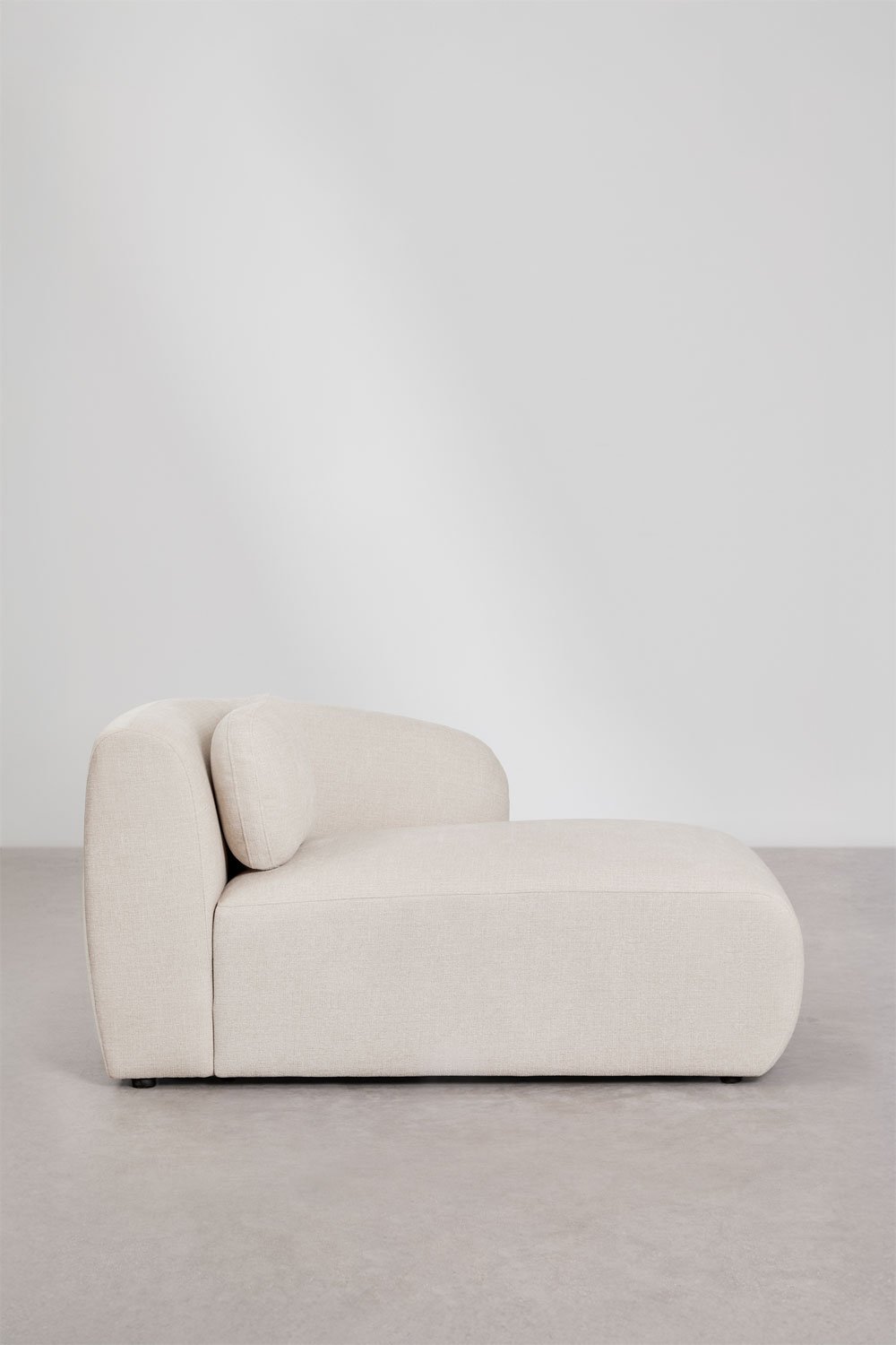 Modulo chaise longue destro per divano modulare in ciniglia Coquette, immagine della galleria 3