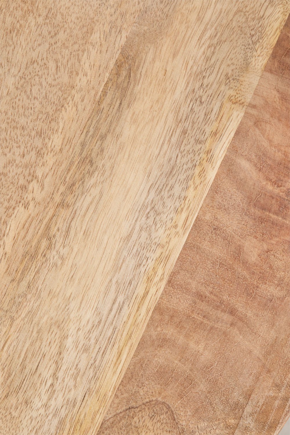 Tavolino rotondo in legno di mango e acciaio (Ø62 cm) Ket, immagine della galleria 6