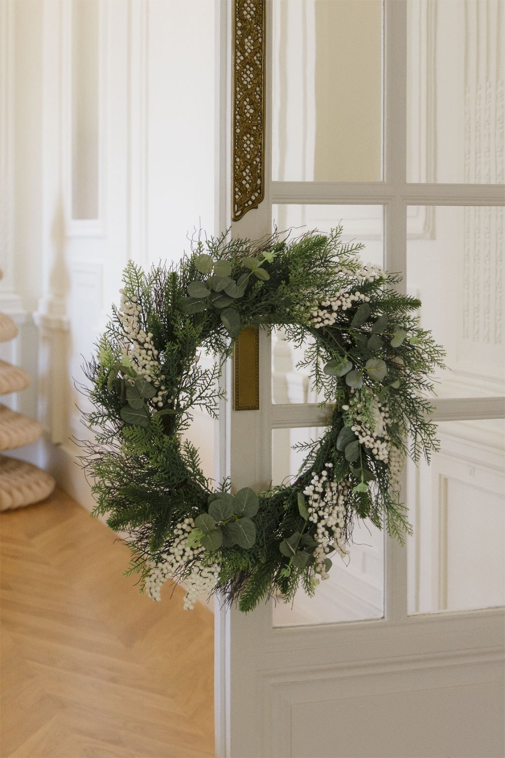 Corona decorativa di Natale Ø60 cm Danuy, immagine della galleria 1