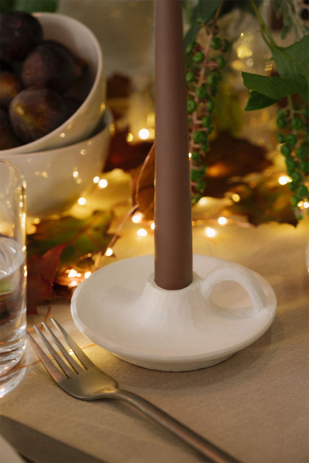 Set di 2 candelabri in ceramica Laisne, immagine della galleria 2