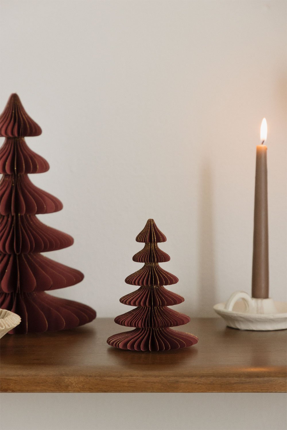 Confezione da 2 alberi di Natale in carta Navira, immagine della galleria 1