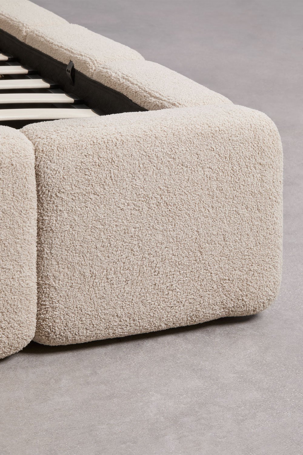 Letto con contenitore imbottito Jolcem, immagine della galleria 7