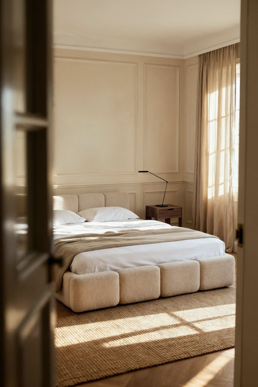 Letto con contenitore imbottito Jolcem, immagine della galleria 1