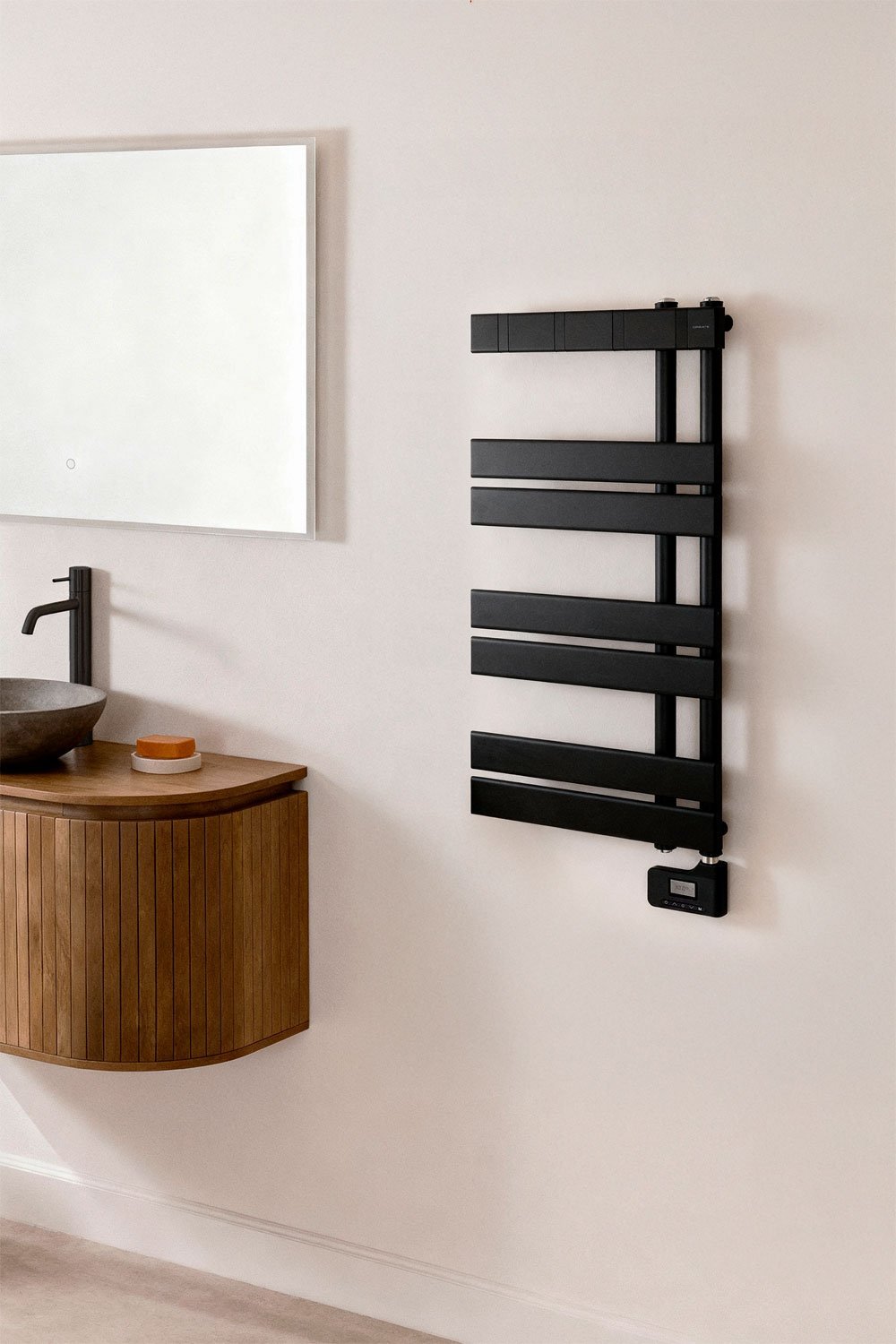 CREATE - WARM TOWEL MODERN - Scaldasalviette elettrico da parete, immagine della galleria 1