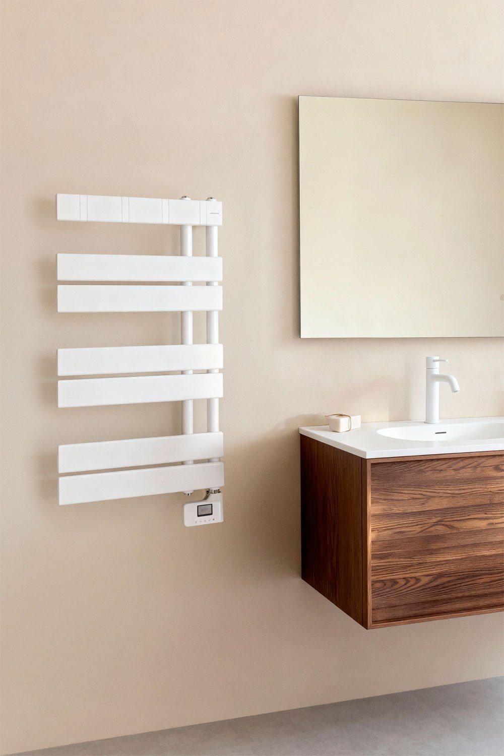 CREATE - WARM TOWEL MODERN - Scaldasalviette elettrico da parete, immagine della galleria 1
