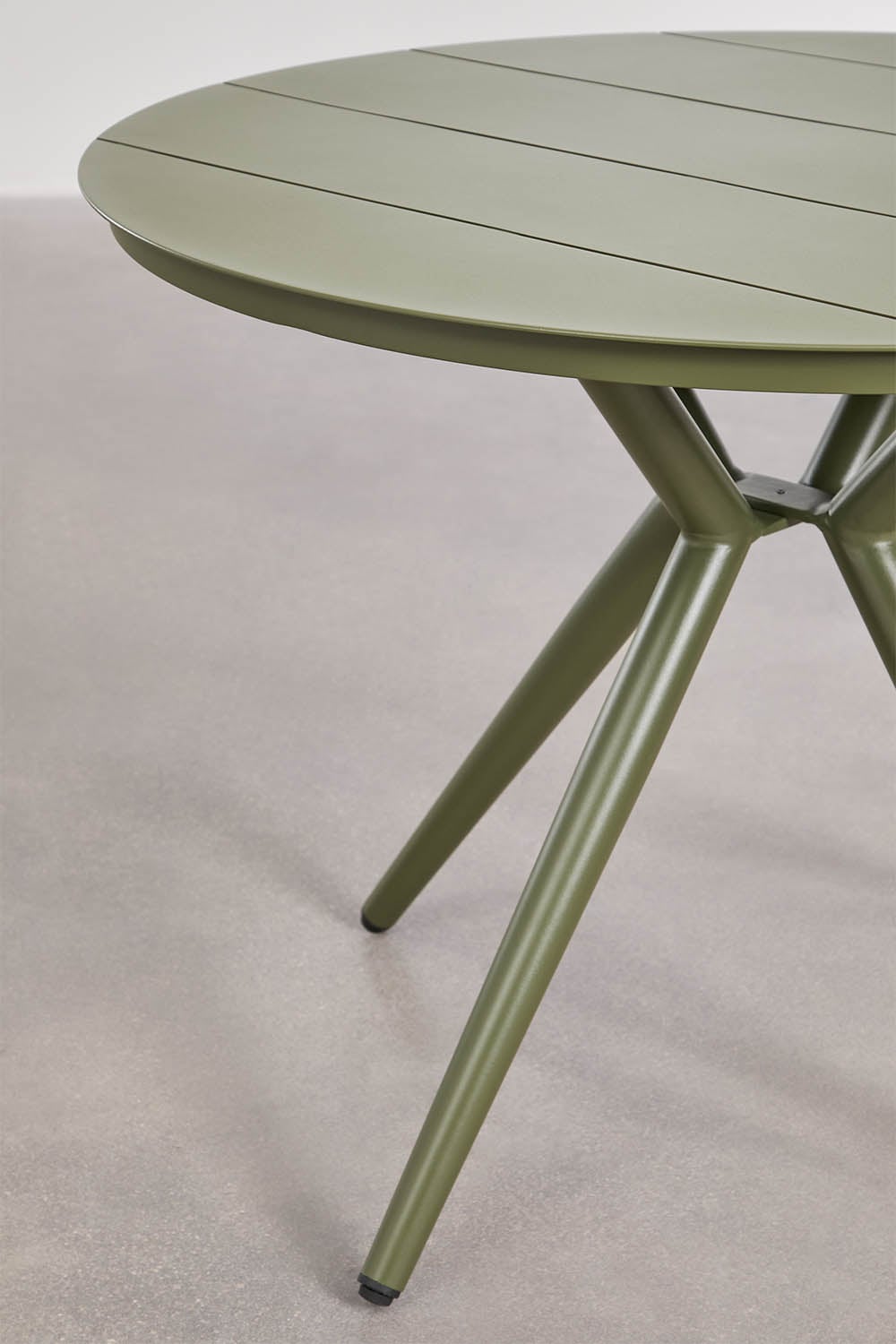 Round garden table in aluminum Valerie, immagine della galleria 3