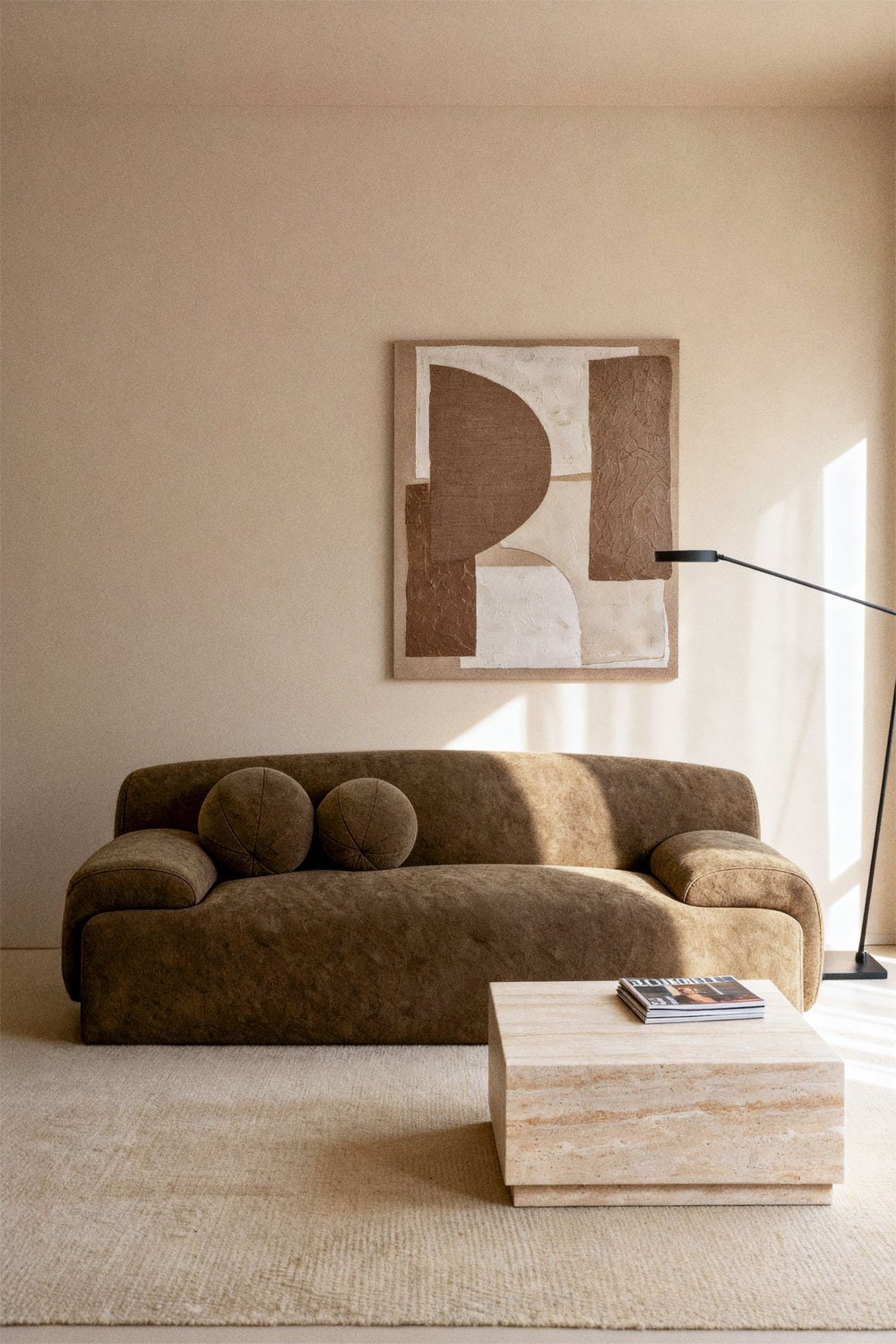 Divano 2 posti rivestito Shirina, immagine della galleria 1