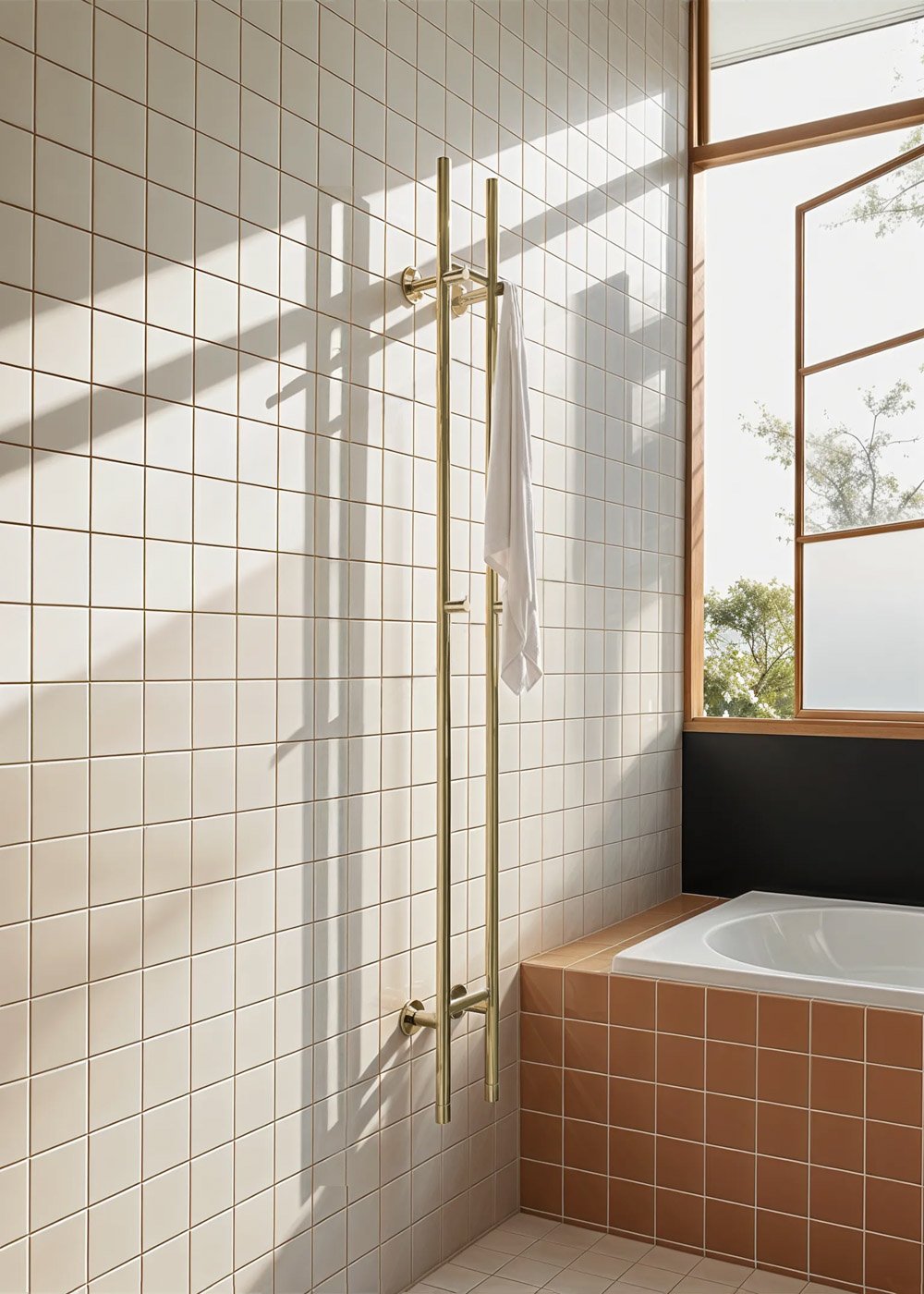 WARM TOWEL TUBE - Scaldasalviette elettrico a barra 60 W/120 W, immagine della galleria 1