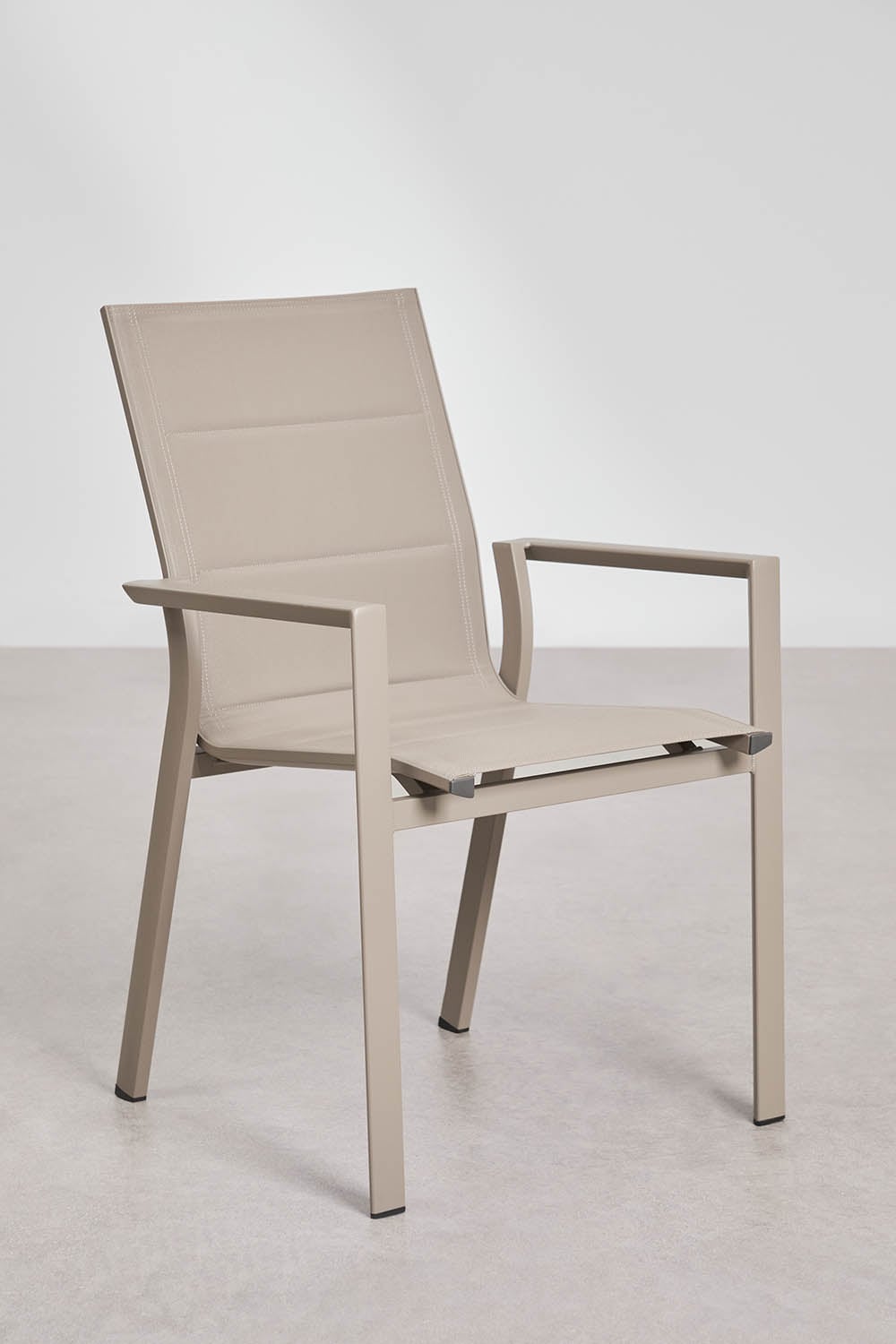 Set di 2 sedie da giardino impilabili con braccioli in alluminio Karena, immagine della galleria 3