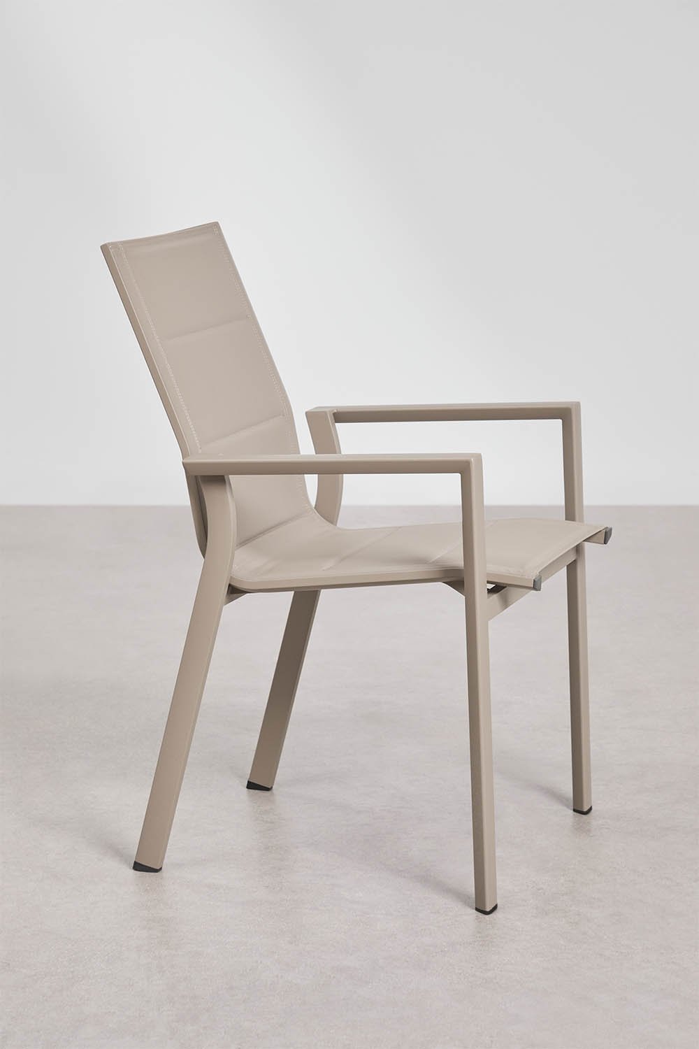 Set di 2 sedie da giardino impilabili con braccioli in alluminio Karena, immagine della galleria 4