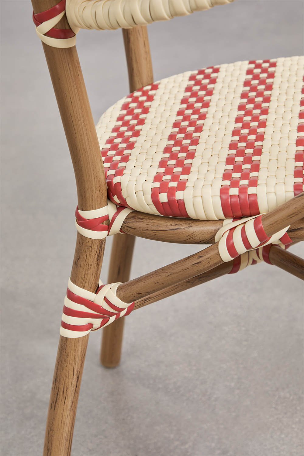 Sedia da giardino impilabile in alluminio Brielle Bistro con braccioli, immagine della galleria 4