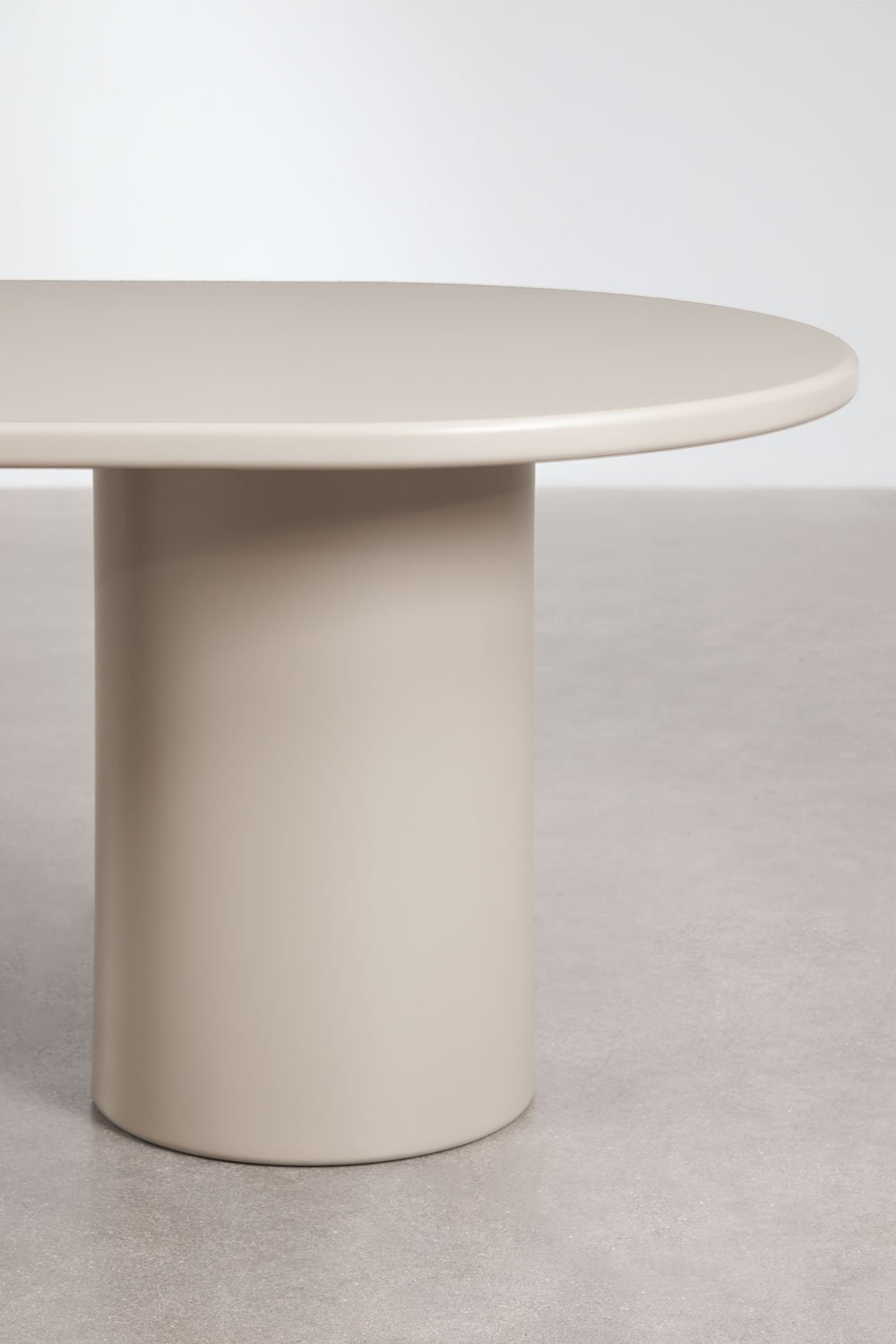Oval dining table 200x100 cm in MDF Rodeo, immagine della galleria 5