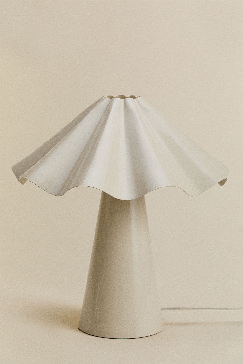Lampada da tavolo ↑40 cm in ferro Veyora, immagine della galleria 3