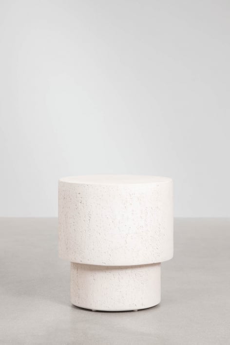 Comodino rotondo Ø45 cm in cemento Selara