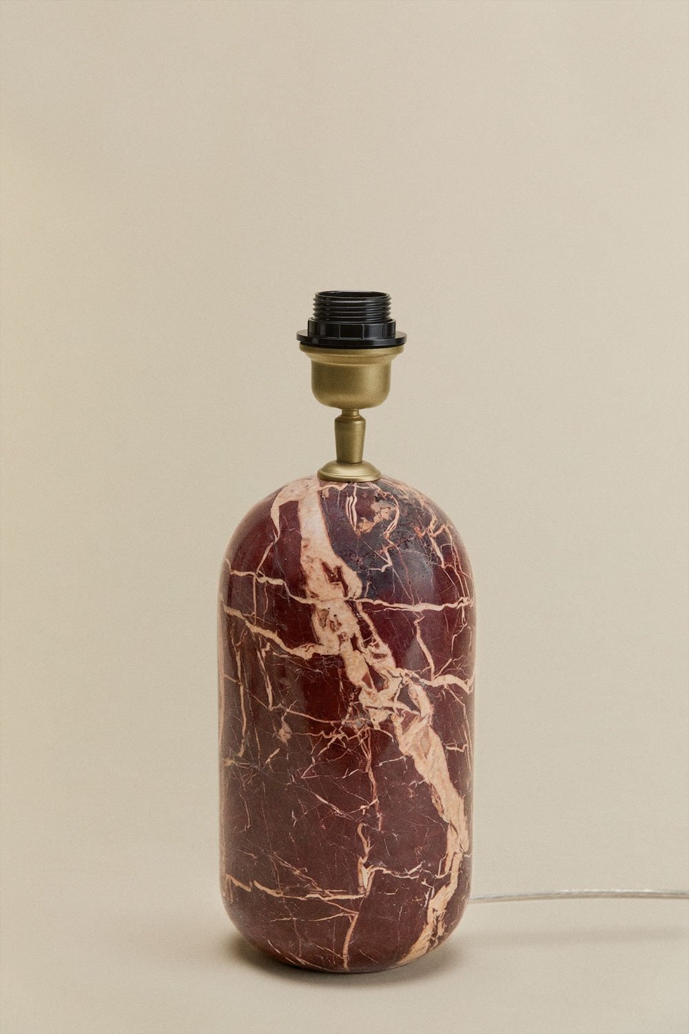 Base per lampada da tavolo in pietra naturale Yalvira, immagine della galleria 3