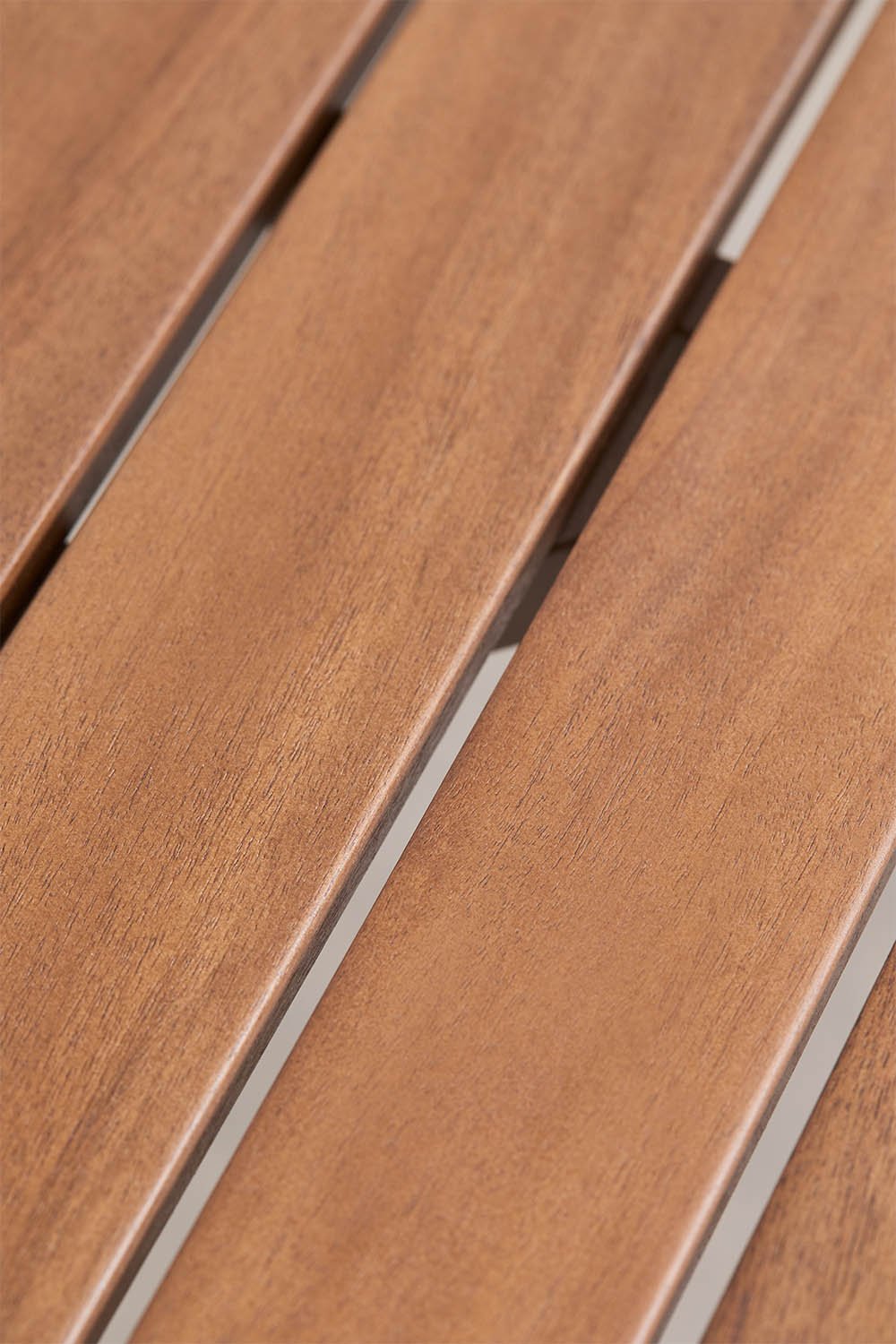 Tavolo da giardino rotondo Ø65 cm in acciaio e legno di acacia Tilda, immagine della galleria 4