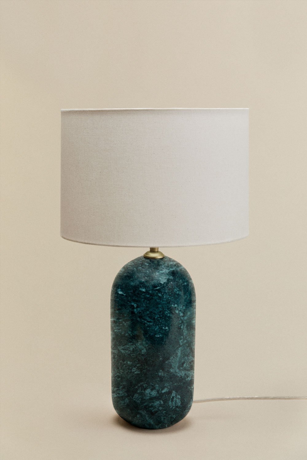 Lampada da tavolo in pietra naturale Yalvira, immagine della galleria 3