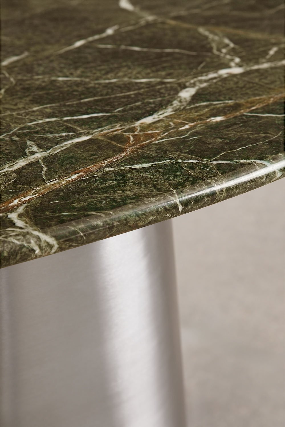 Consolle ingresso 120x40 cm in pietra naturale e acciaio inossidabile Moreila, immagine della galleria 6