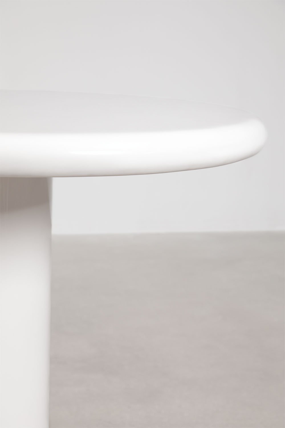 Tavolo da giardino ovale 260x110 cm in cemento Aurean, immagine della galleria 5