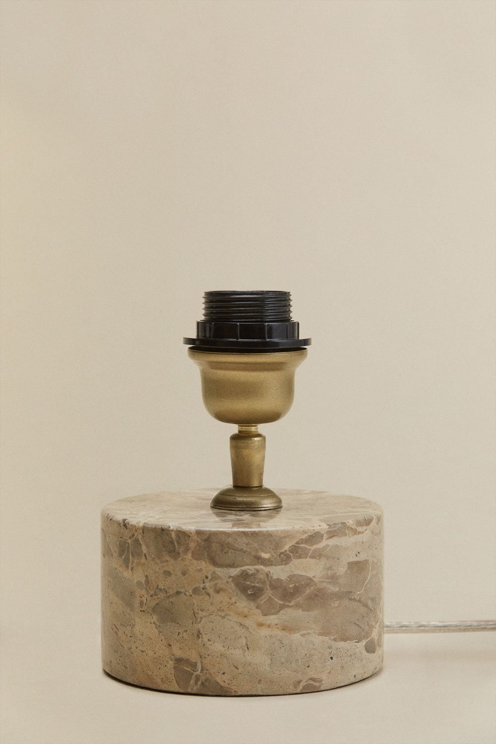 Base per lampada da tavolo in pietra naturale Orlena, immagine della galleria 3