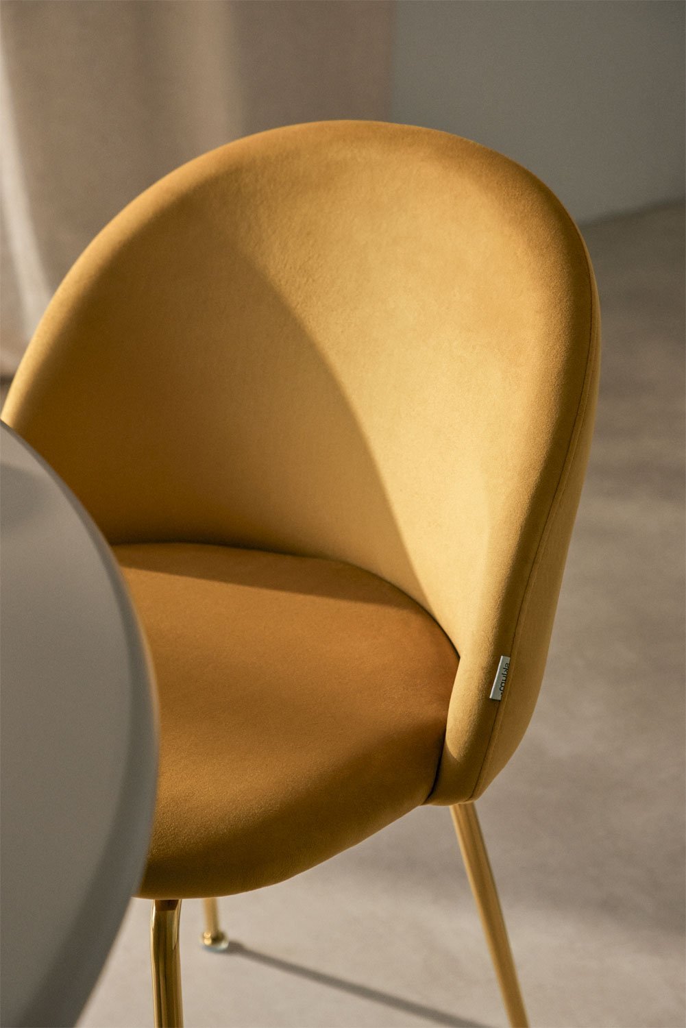 Set di 4 sedie da pranzo in velluto Kana Design, immagine della galleria 2