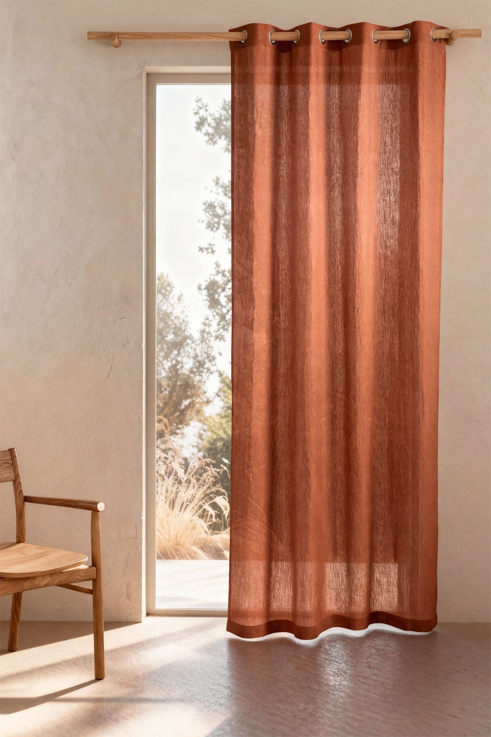 Tenda di lino 140x260 cm Varone, immagine della galleria 1