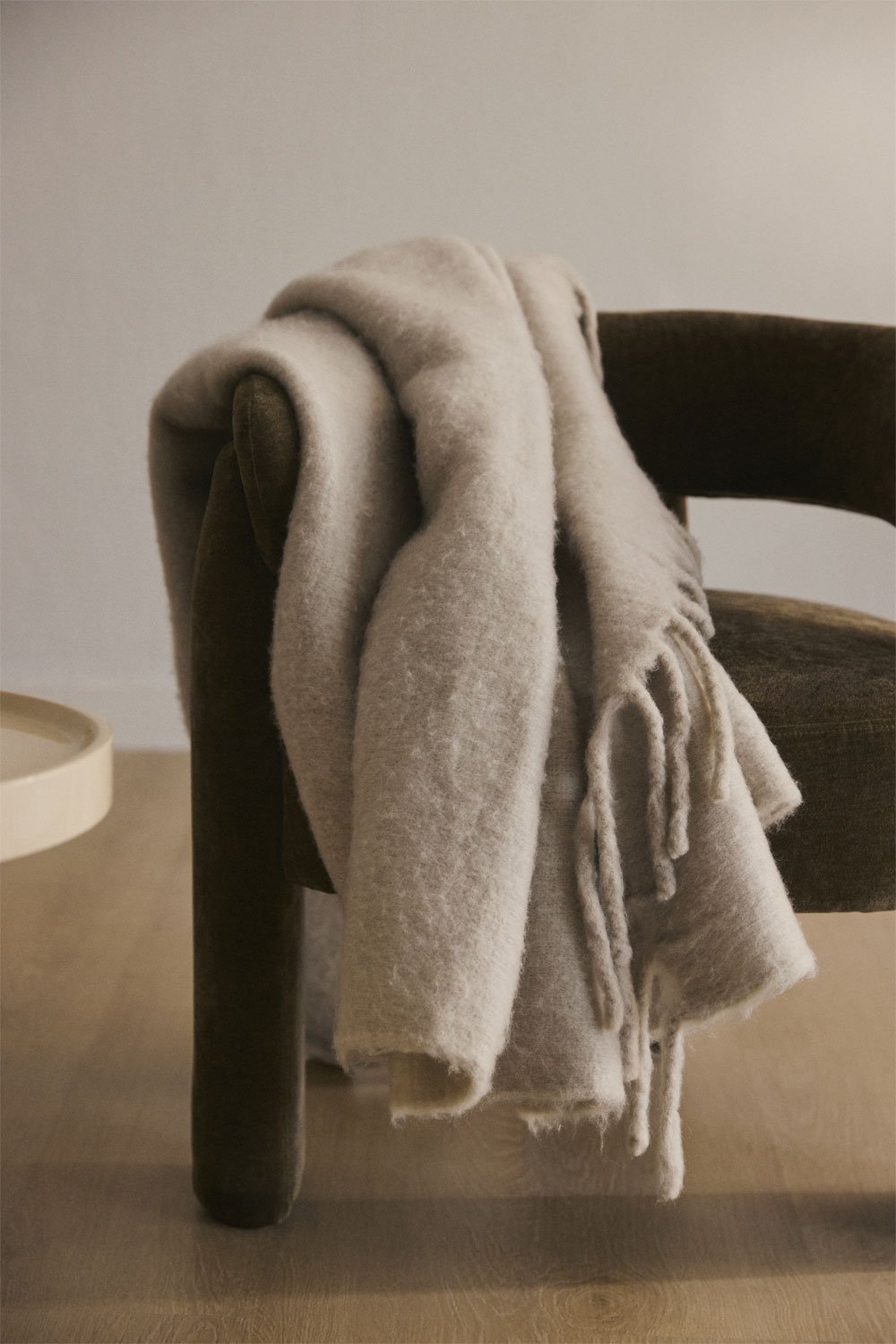 Coperta 150x130 cm con frange Dorota, immagine della galleria 1