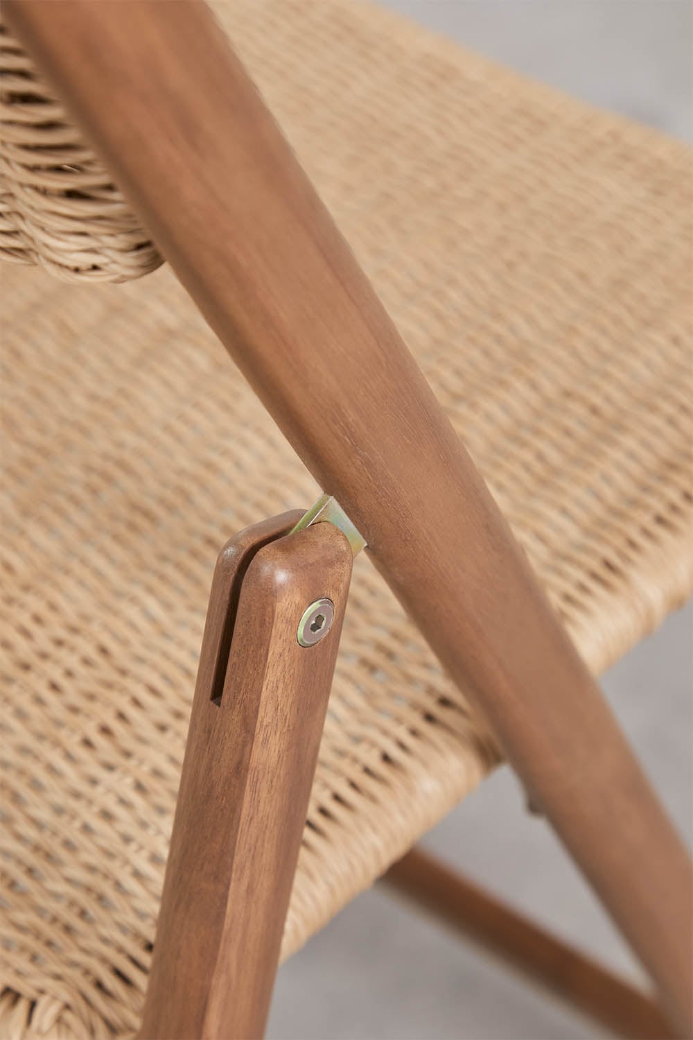 Set di 2 sedie da pranzo pieghevoli in legno di acacia Zayma, immagine della galleria 4