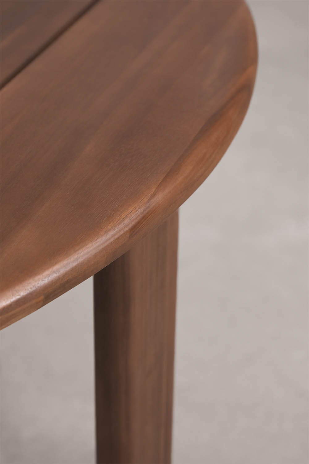 Tavolo da pranzo rotondo Ø110 cm in legno di acacia Uleno, immagine della galleria 3