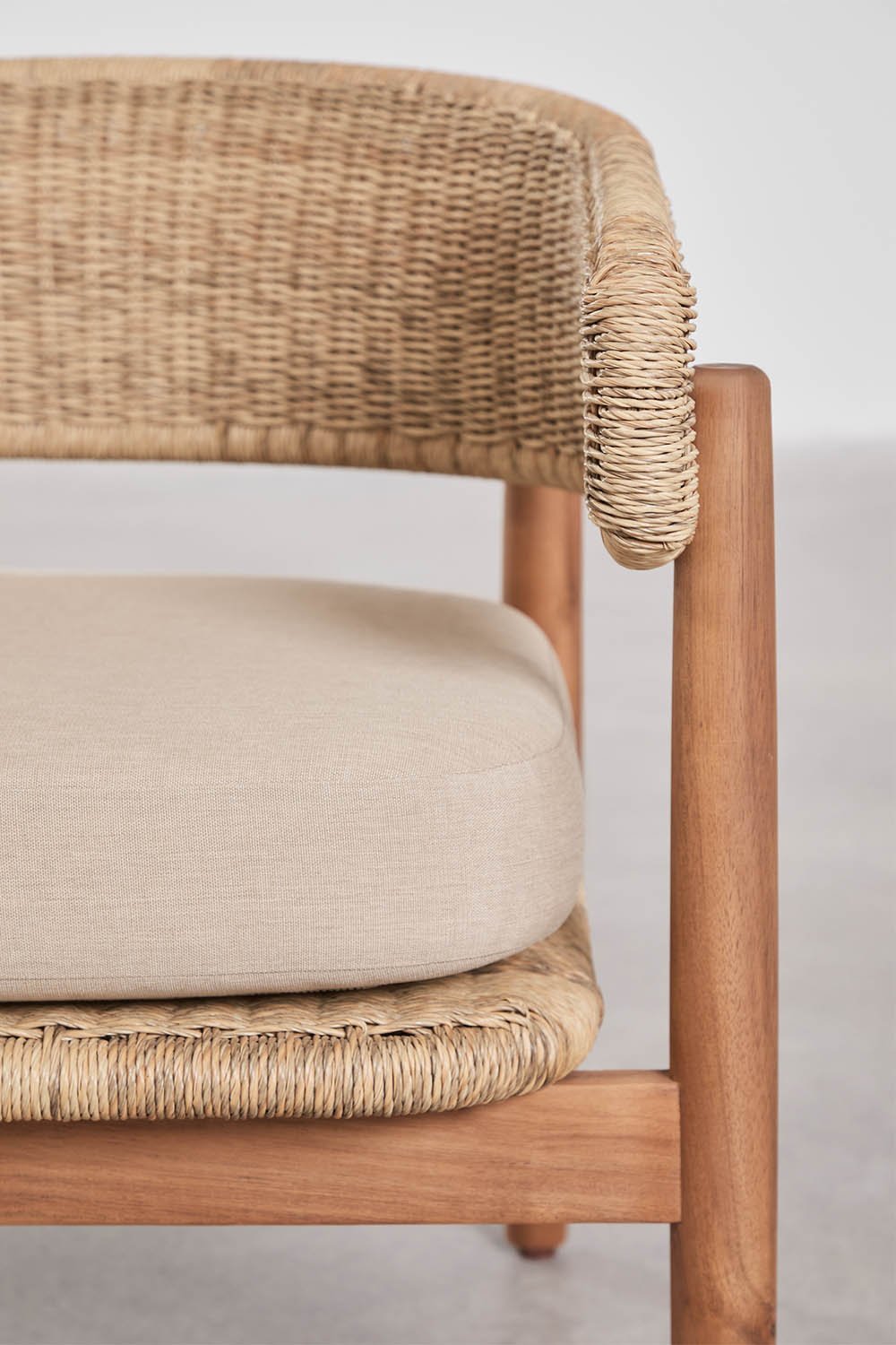 Set da 2 poltrone da giardino in legno di acacia e rattan sintetico Ribeira, immagine della galleria 2