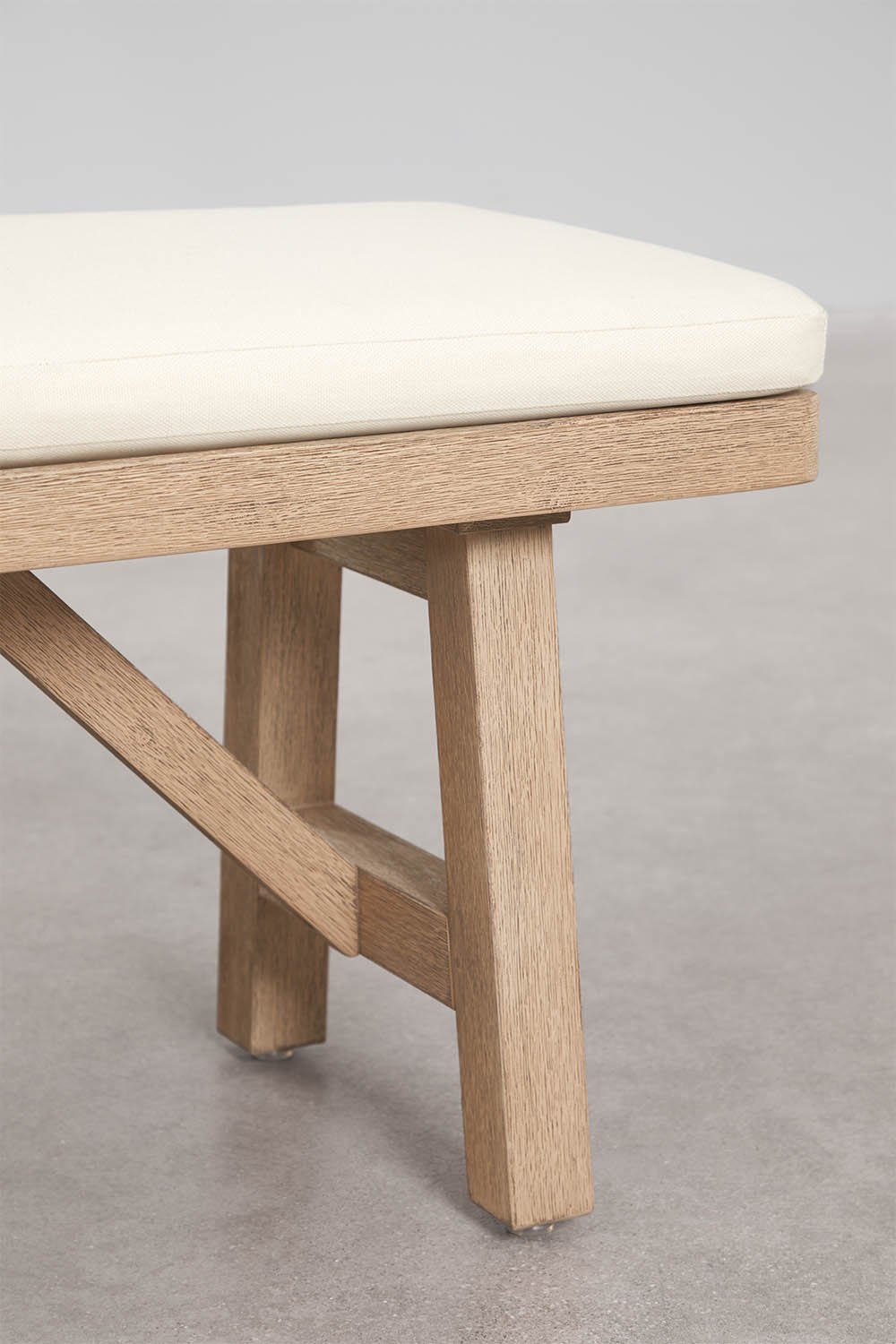 Panca da giardino 190 cm in legno di acacia Dubai, immagine della galleria 4